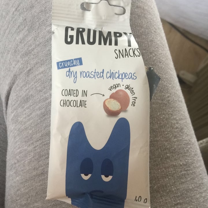 photo of Grumpy Snacks crunchy choc coated chickpeas shared by @nikkiturck on  25 Aug 2020 - review