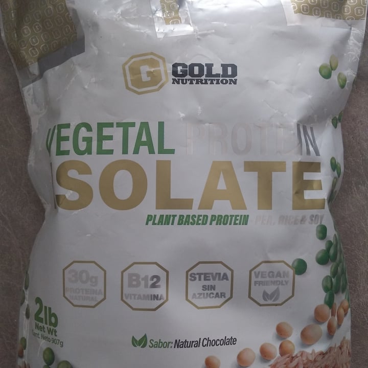 photo of GoldNutrition Vegetal Protein Isolate Chocolate shared by @delfinaaaaa on  13 Mar 2022 - review