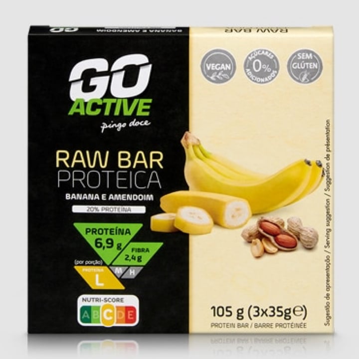 review photo of Pingo doce Raw Bar Amendoim Banana shared by @beatrizreis on 16 Apr 2022 - review