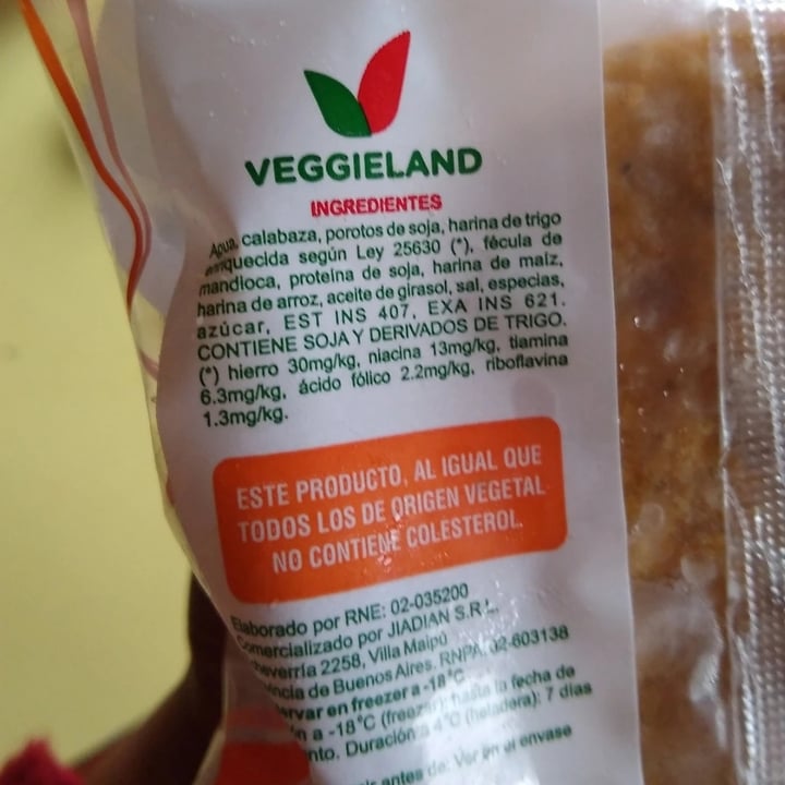 review photo of Veggieland Medallón Soja y Calabaza shared by @tanivillasanti on 05 Oct 2021 - review