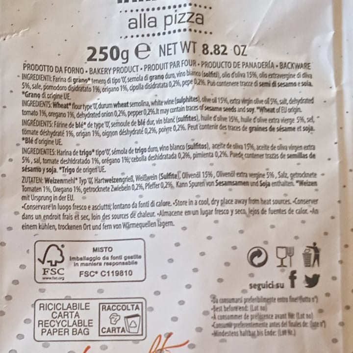 review photo of Gran forno di Puglia tarallini alla pizza shared by @iriavizcaino on 10 Dec 2022 - review