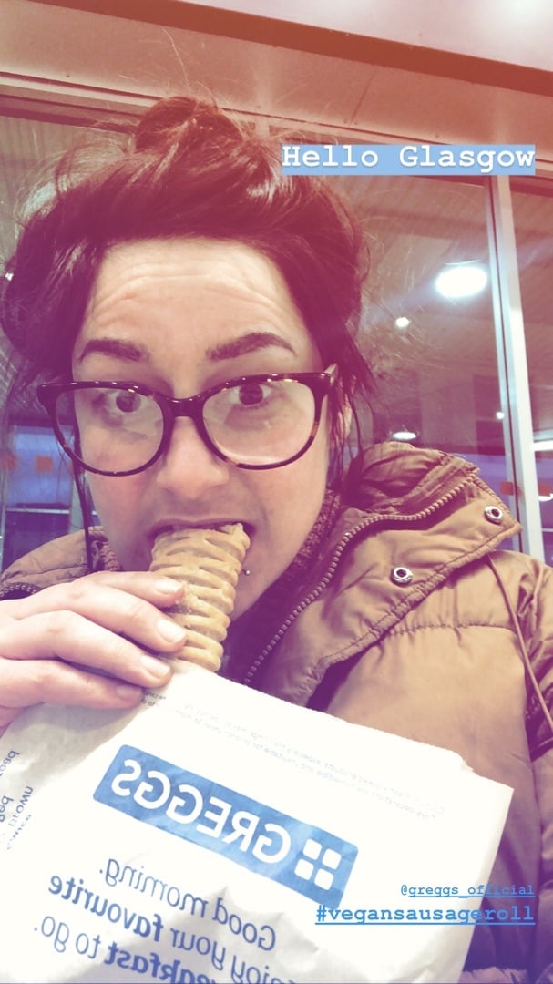 photo of Greggs Vegan Sausage Roll shared by @marinapatt on  19 Apr 2020 - review