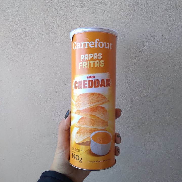 review photo of Carrefour Papas fritas cheddar shared by @anbeltania on 19 Sep 2021 - review