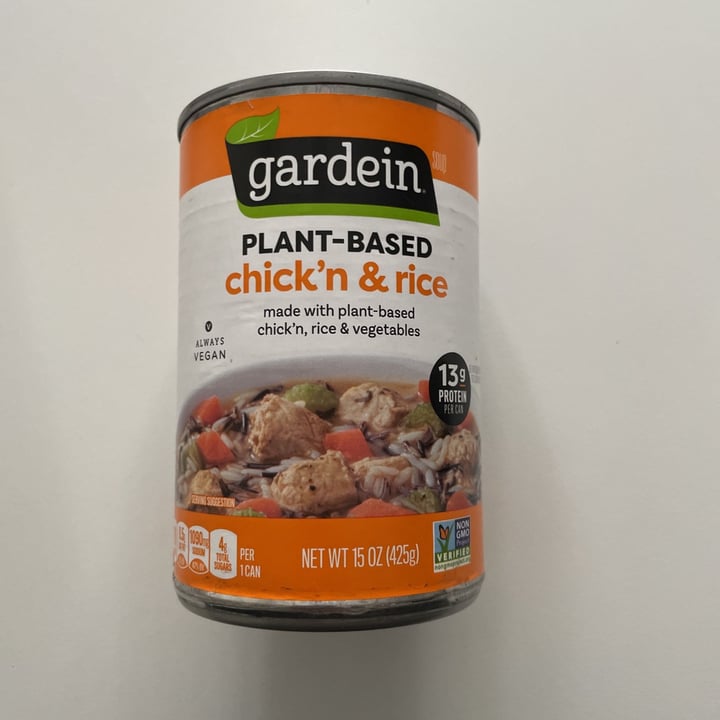 review photo of Gardein Chick’n & Rice Soup shared by @ashrh03 on 24 Aug 2021 - review