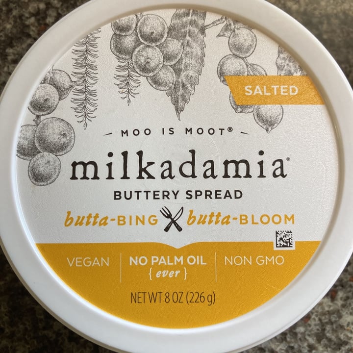 photo of Milkadamia Milkadamia Buttery Spread Salted shared by @grahamcrackerv on  24 Mar 2021 - review