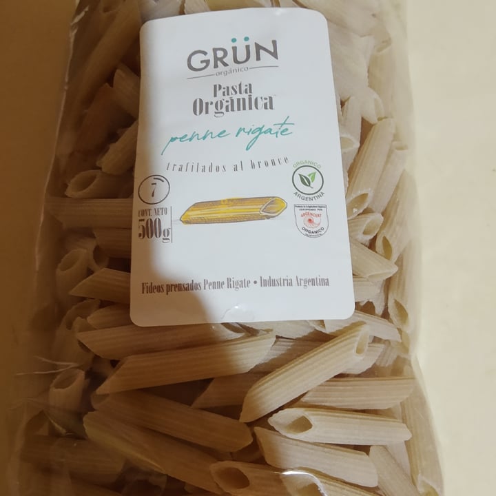 photo of Grün Orgánico Pasta Orgánica Penne Rigate shared by @jfaviaveggie on  24 Jul 2020 - review