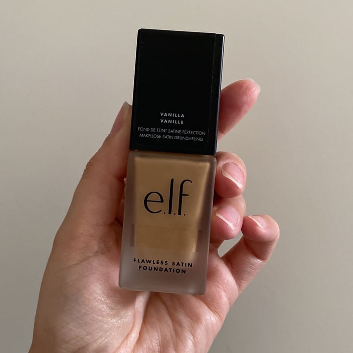 photo of e.l.f. Cosmetics flawless satin foundation shared by @manuflo on  21 May 2022 - review
