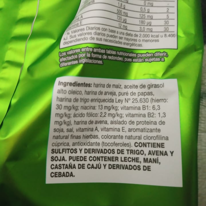 photo of Granix Veggie Snacks Horneados Finas Hierbas shared by @ludnaiviat on  08 Jul 2021 - review