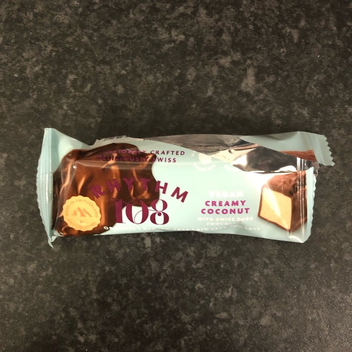 photo of Rhythm 108 creamy coconut with swiss dark chocolate shared by @katiesgalaxy on  18 Feb 2022 - review