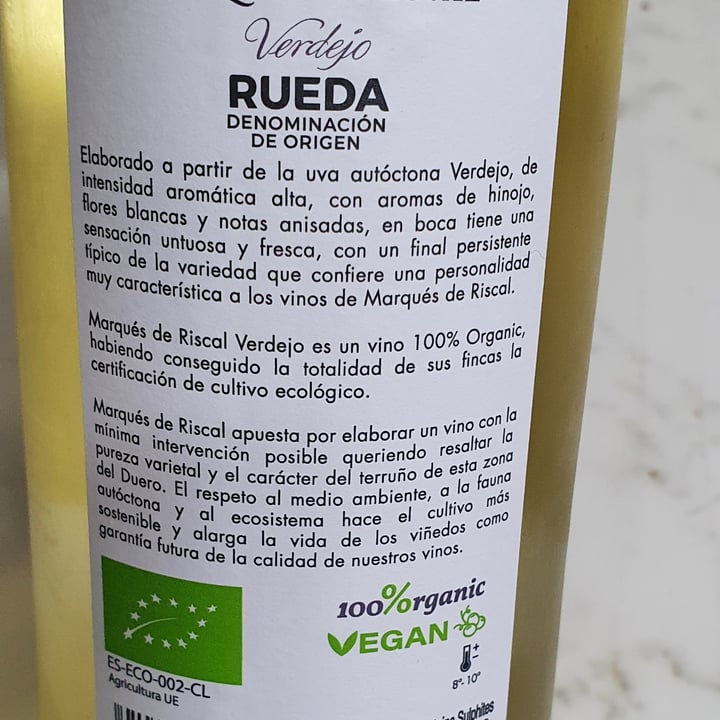 photo of marques de riscal Verdejo shared by @lauri on  29 Dec 2021 - review