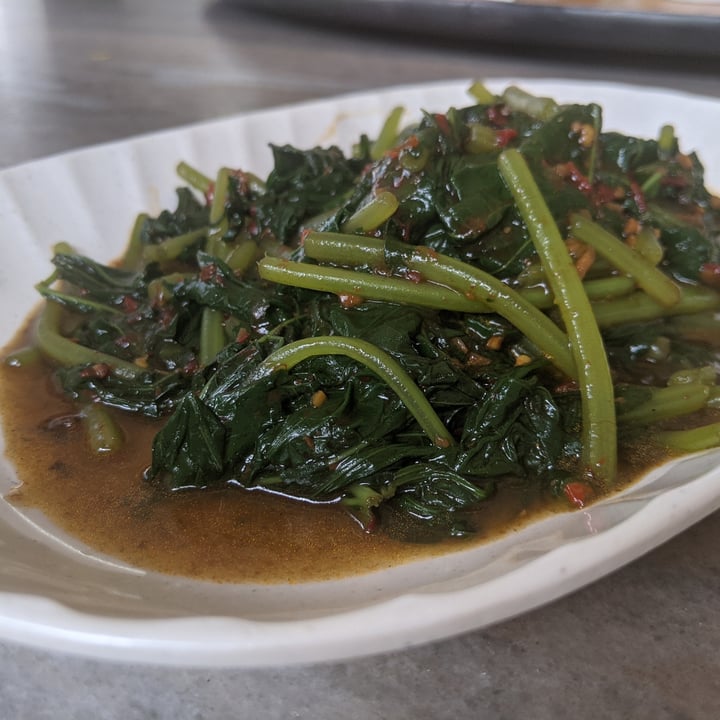 photo of Lin Lin Vegetarian Delight Sweet Potato Leaves (Sambal) shared by @shawneofthedead on  17 Jan 2021 - review