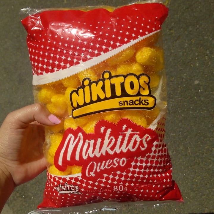 photo of Nikitos Palitos de harina de maiz, sabor queso (chicitos) shared by @itssolci on  28 Oct 2020 - review