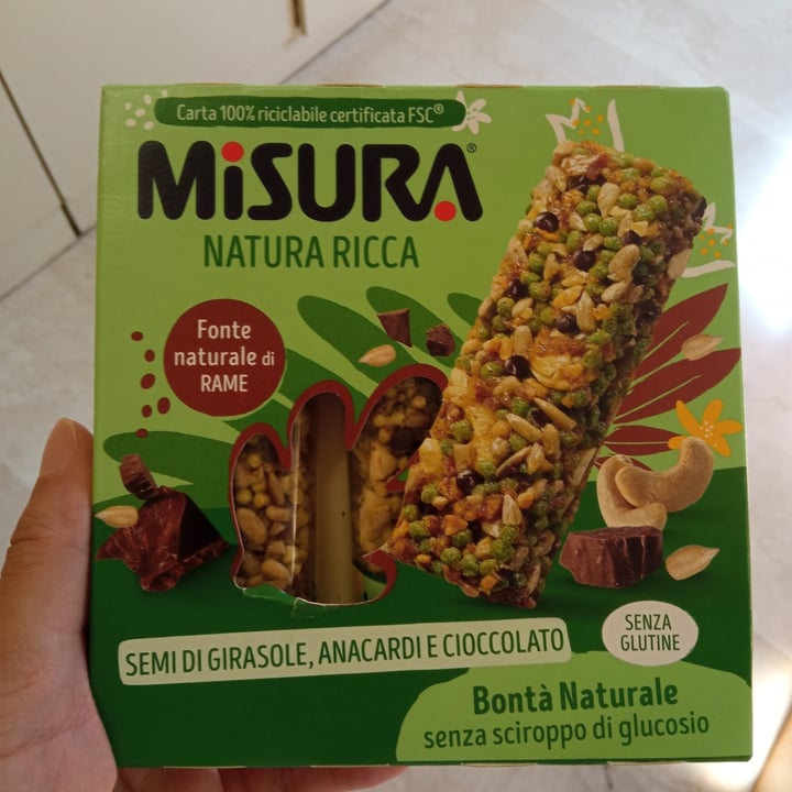 review photo of Misura Barrette Semi Di Girasole, Anacardi E Cioccolato shared by @morganafregonese on 22 Aug 2022 - review
