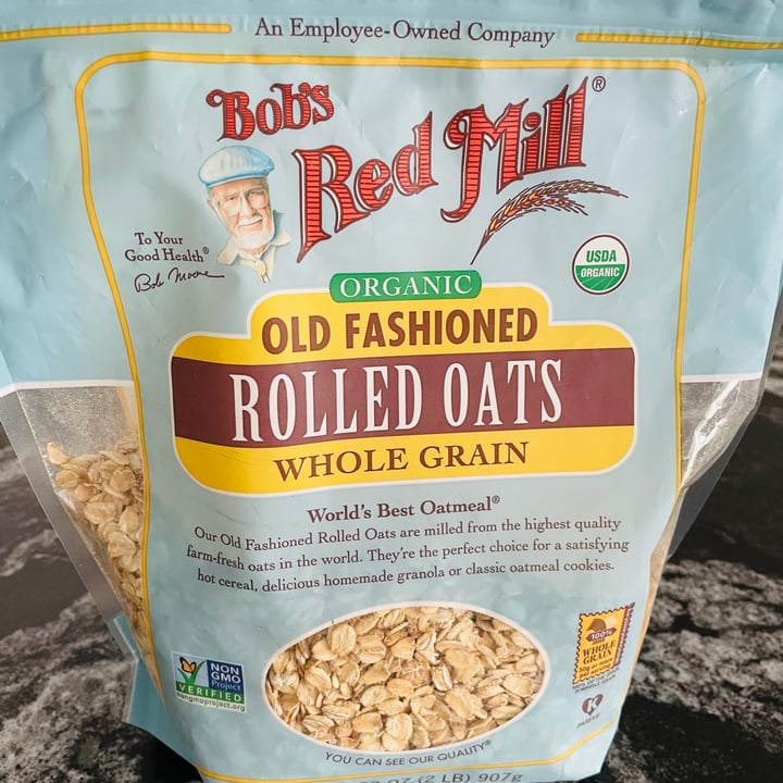 photo of Bob's Red Mill Organic Old Fashioned Rolled Oats Whole Grain shared by @cig on  28 Jan 2021 - review