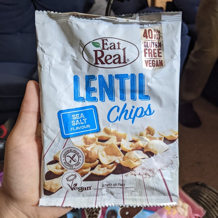 photo of Eat Real Lentil Chips Sea Salt Flavour shared by @katchan on  24 Aug 2022 - review