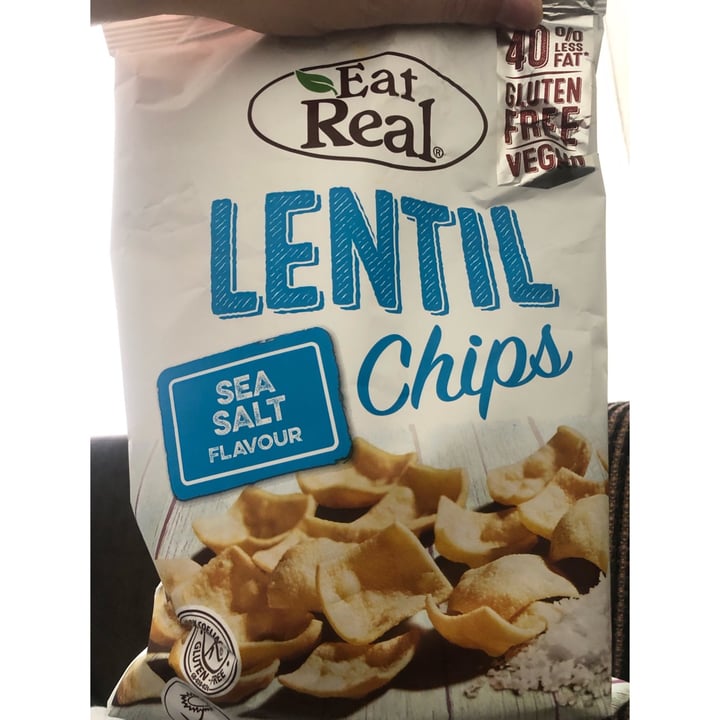 review photo of Eat Real Lentil Chips Sea Salt Flavour shared by @plainladyjane on 10 Oct 2022 - review