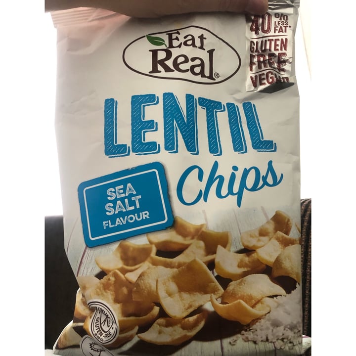 photo of Eat Real Lentil Chips Sea Salt Flavour shared by @plainladyjane on  10 Oct 2022 - review