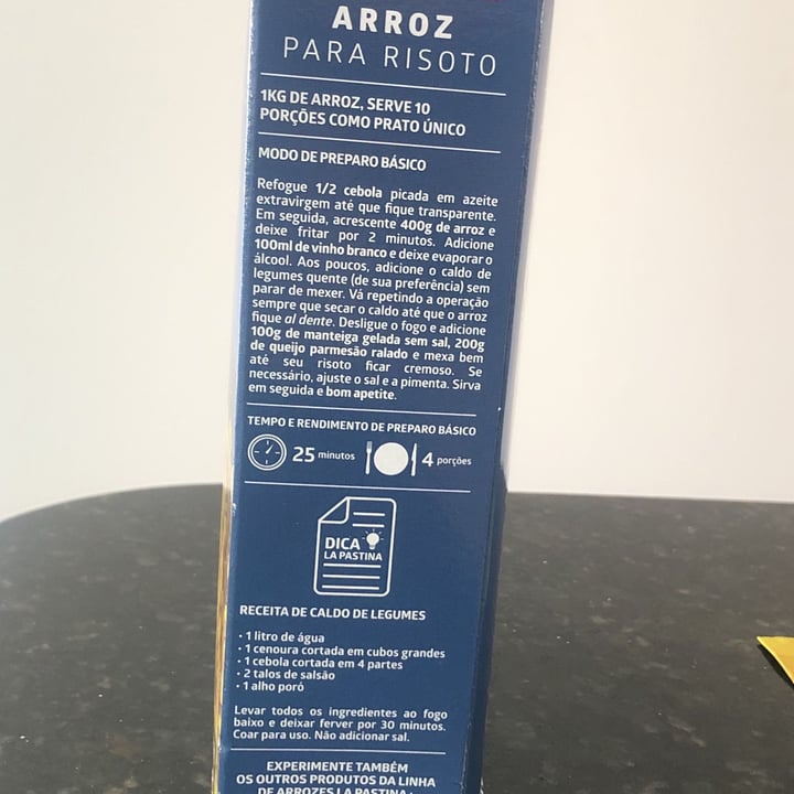 photo of La Pastina Arroz para risoto shared by @dmbraga on  14 May 2022 - review