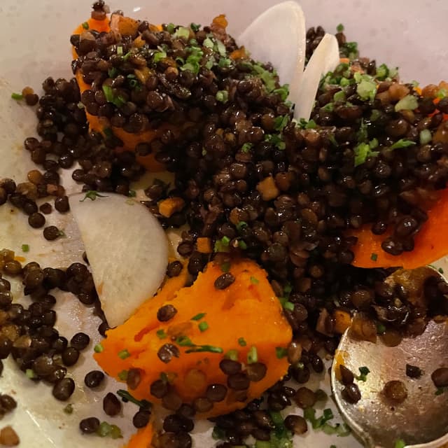 Photo of the dish “Beluga lentils”
