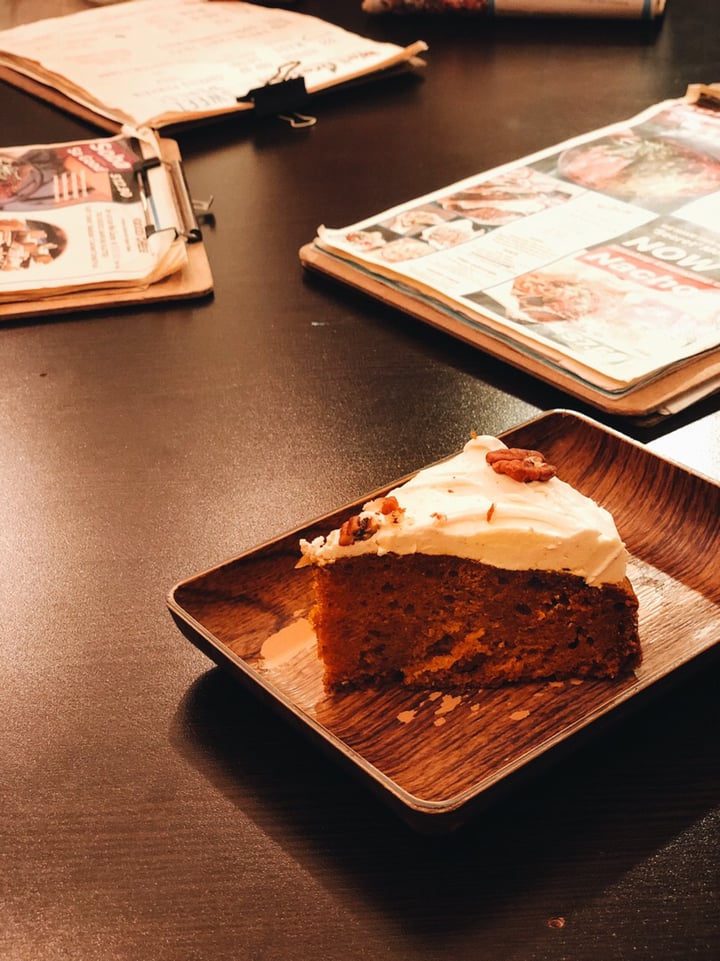 photo of Well Dressed Salad Bar Pumpkin Pecan Cream Cake shared by @consciouscookieee on  10 Jun 2019 - review