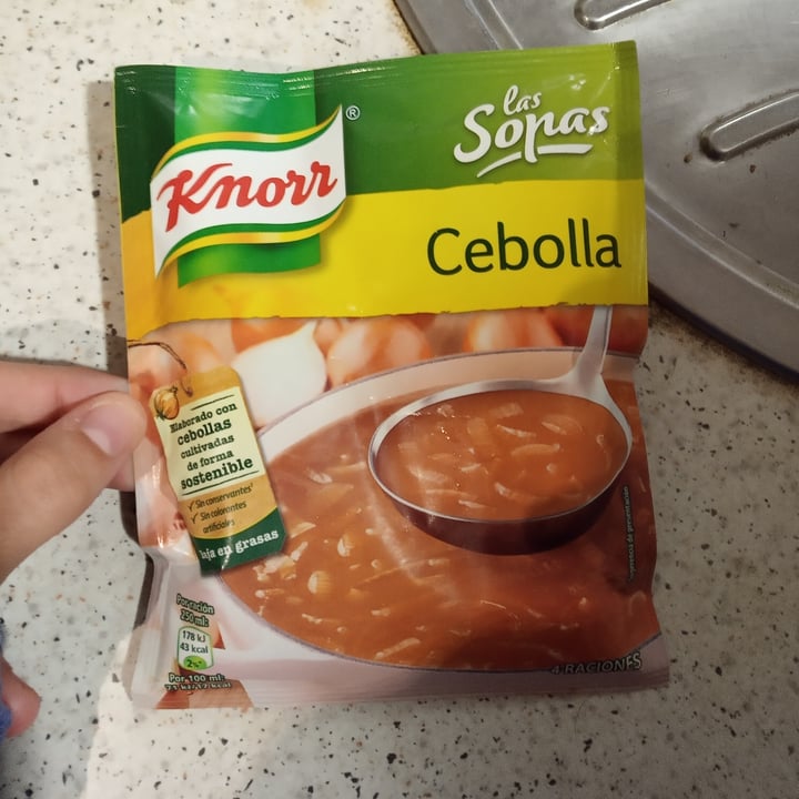 photo of Knorr Sopa de cebolla shared by @disidenta on  25 Oct 2020 - review