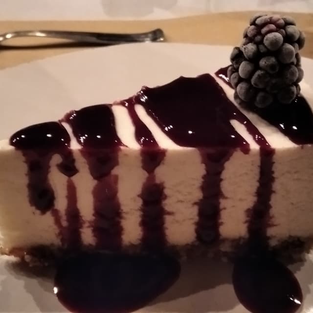 Photo of the dish “Cheesecake Crudista Cocco E Mirtilli”