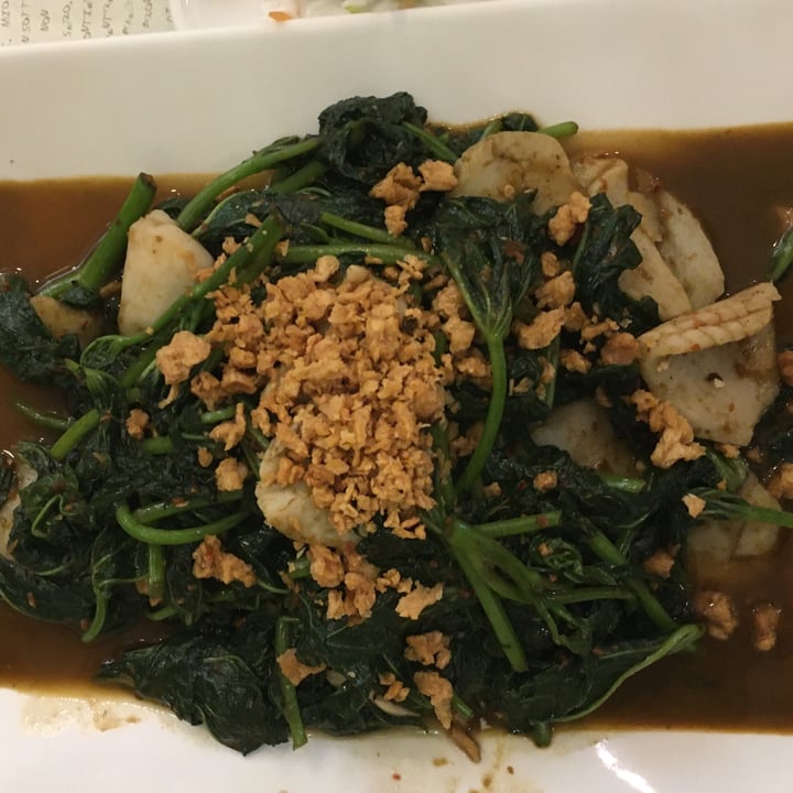 photo of Vegetarian Express Cafe Sweet potato leaves shared by @jay on  15 Sep 2021 - review