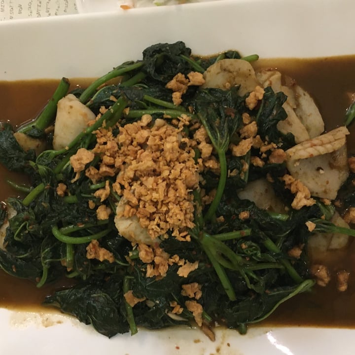 review photo of Vegetarian Express Cafe Sweet potato leaves shared by @jay on 15 Sep 2021 - review
