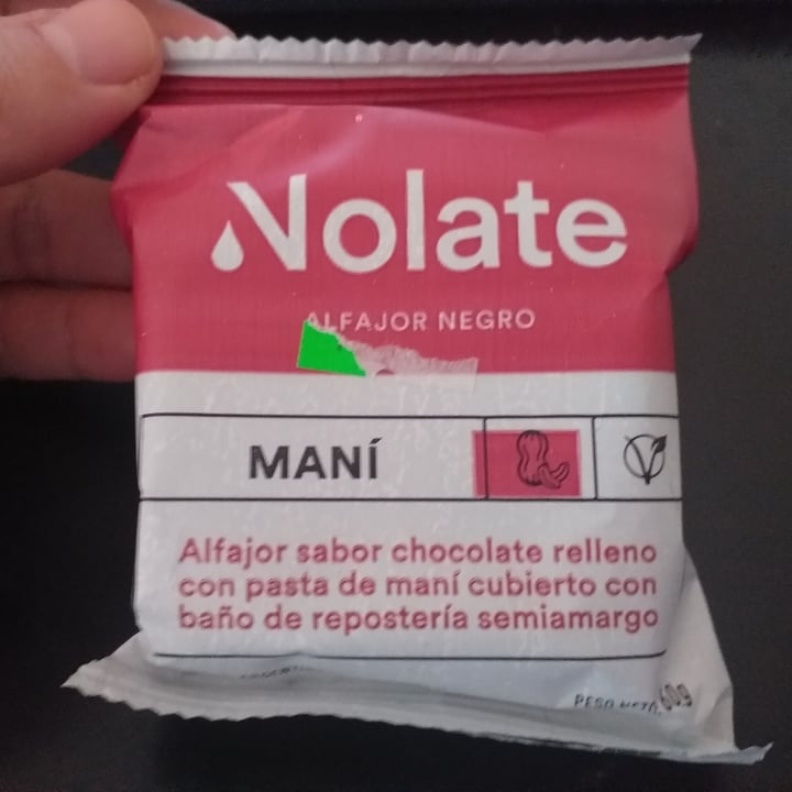 photo of Nolate Alfajor Negro De Mani shared by @mauroogido on  08 Sep 2021 - review