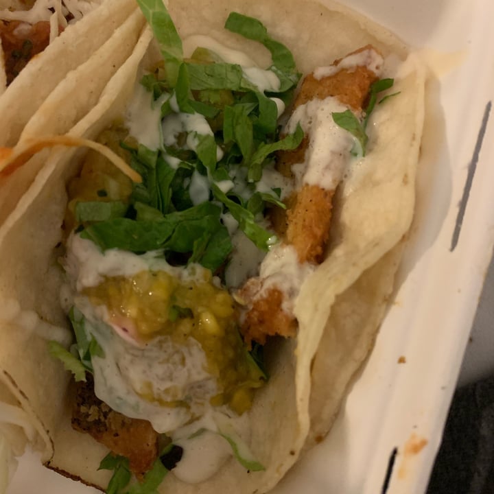 photo of Taco Party Crispy Fried Tofu Taco shared by @mariposaeats on  24 Oct 2021 - review