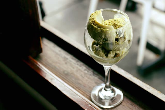 菜肴“GELATO PISTACCHIO”的照片