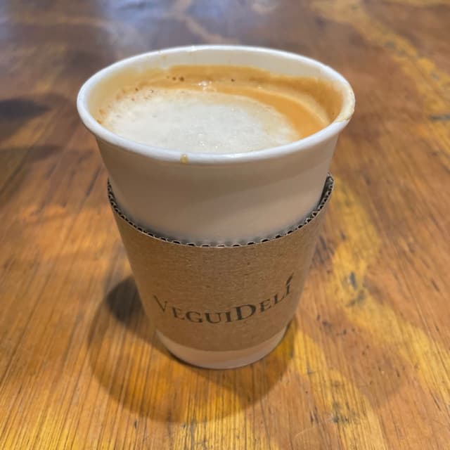 Photo of the dish “Café cortado con leche de maní”