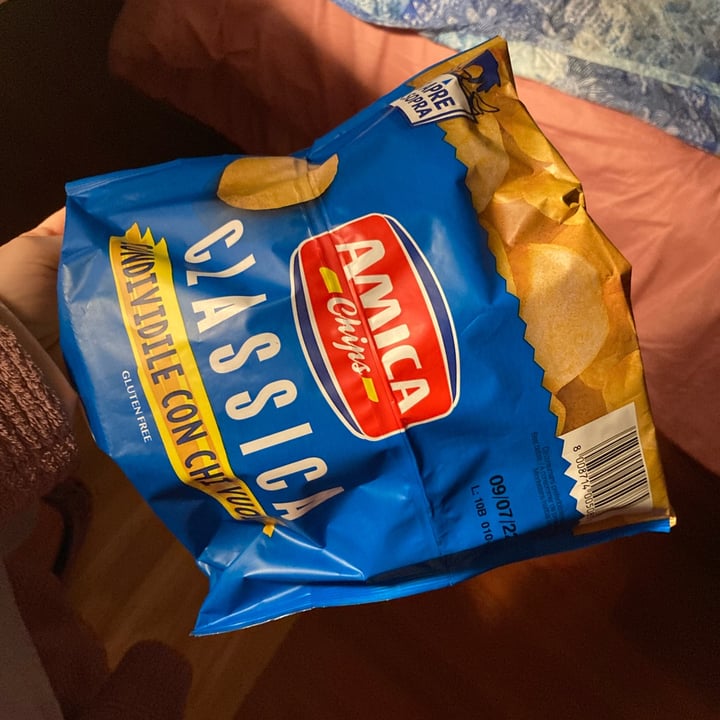 photo of Amica Chips Patatine classiche in busta shared by @margh3r1ta on  06 Feb 2022 - review