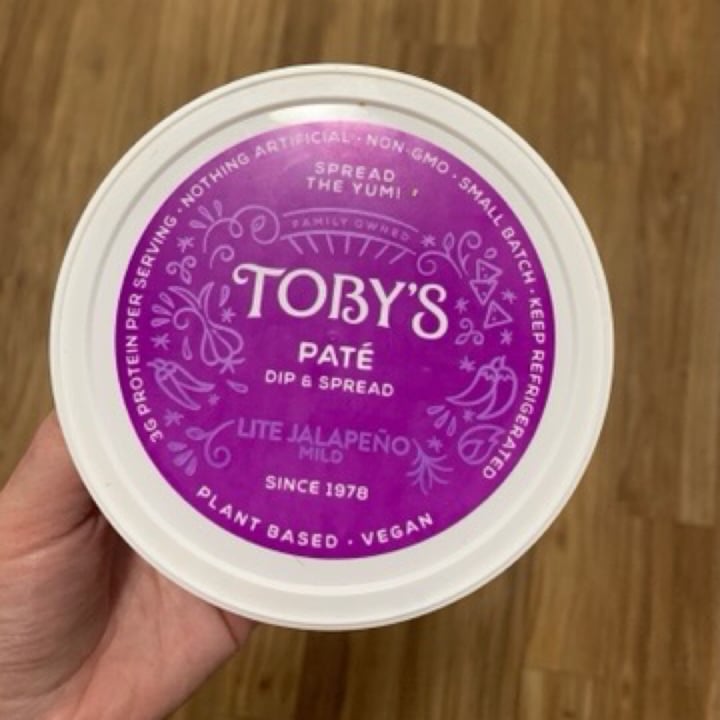 photo of Toby’s Pate Lite Jalapeño shared by @katiej245 on  16 Aug 2020 - review
