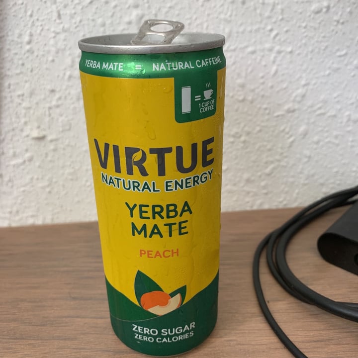 photo of Virtue Yerba Mate - Peach Flavor shared by @georgejacobs on  10 Apr 2021 - review