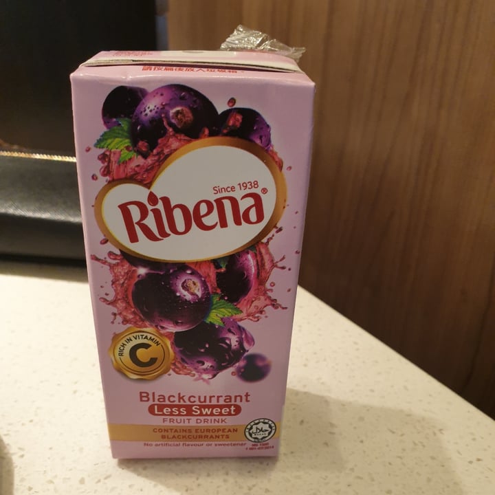 photo of Ribena Blackcurrant (Less Sweet) shared by @plantaepy on  24 Jun 2022 - review