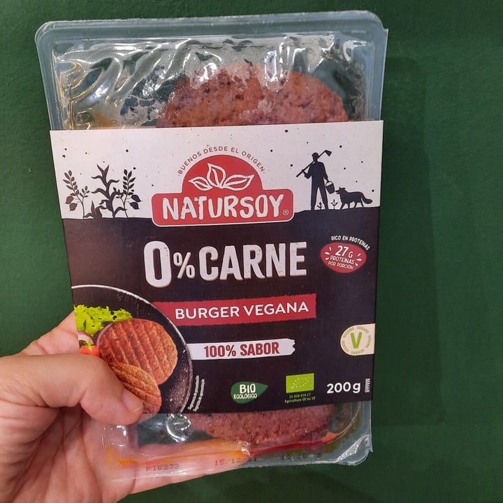 photo of Natursoy Burger Vegana shared by @loreh on  15 Oct 2021 - review