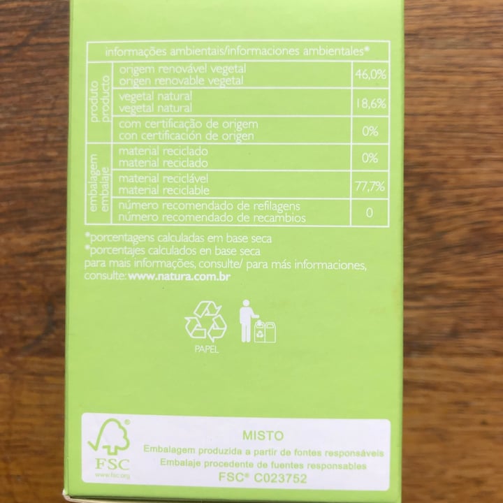 review photo of Natura desodorante alecrim e sálvia shared by @lnpentagna on 10 May 2022 - review