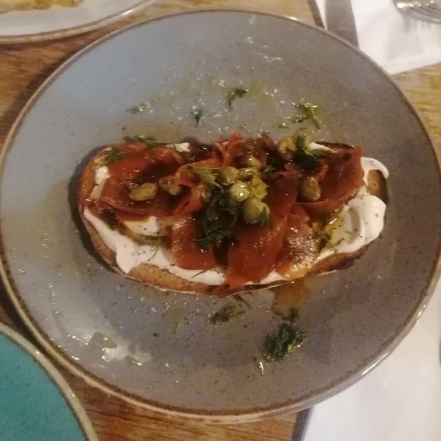 Photo of the dish “Carrot Lox on Rye”