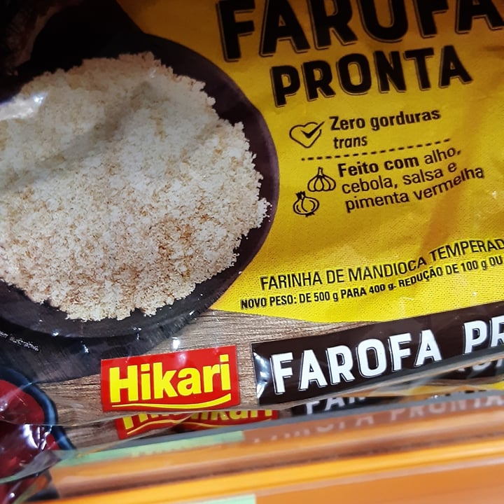 photo of Hikari Farofa pronta de milho shared by @kyung on  18 Apr 2022 - review