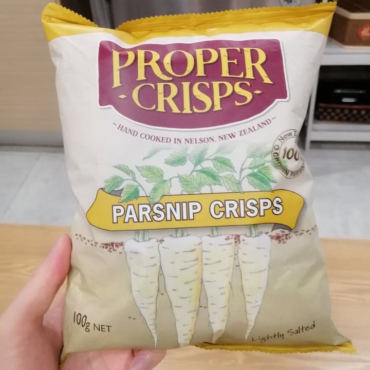 photo of Proper Crisps Parsnip Crisps shared by @moralcompassion4all on  29 Mar 2021 - review