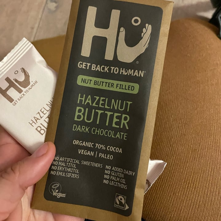 photo of get back to human hazelnut butter dark chocolate shared by @gabriellademartino on  27 Nov 2022 - review