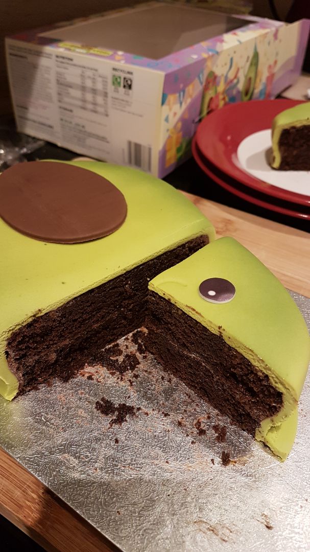 photo of ASDA Avocado Birthday Cake shared by @purplelilpixie on  02 Apr 2020 - review