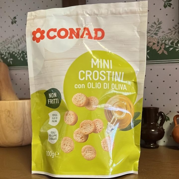 photo of Conad Mini crostini con olio di oliva shared by @tanjawood on  21 May 2022 - review