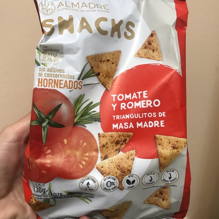 photo of Almadre Snacks tomate y romero shared by @esteficasotti on  04 May 2022 - review
