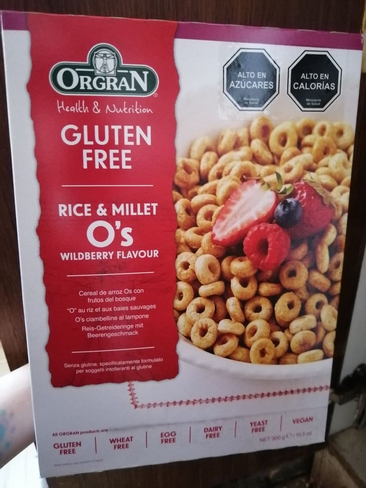 photo of Orgran Cereal Rice & Millet O's Wildberry shared by @unknownveg on  21 Jan 2020 - review