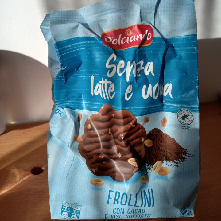 photo of Dolciando biscotti al cioccolato Senza Latte E Uova shared by @kibi on  25 Jun 2022 - review