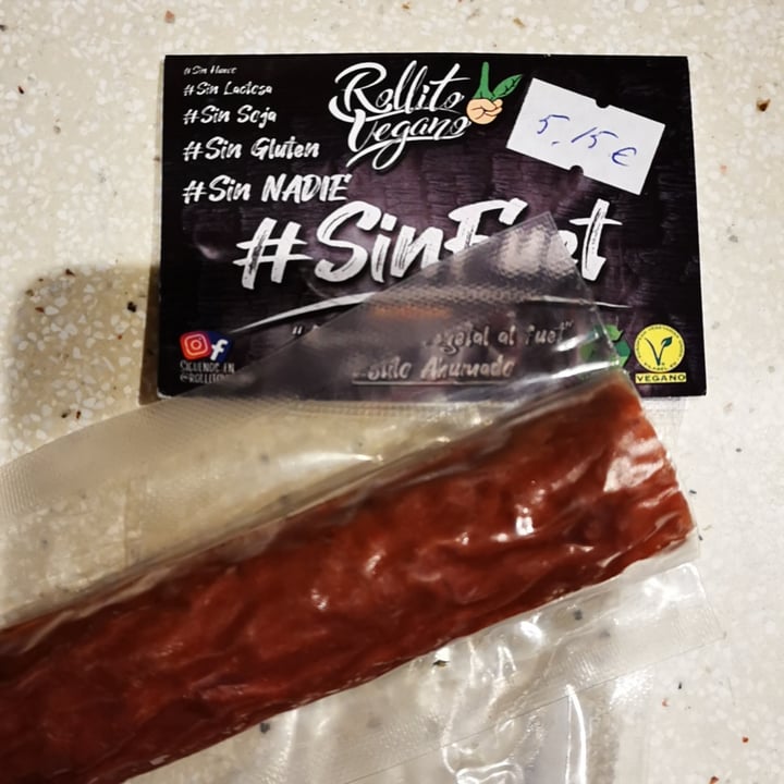 review photo of Rollito Vegano Sin Fuet Estilo Ahumado shared by @elguillotinador on 22 Jul 2021 - review