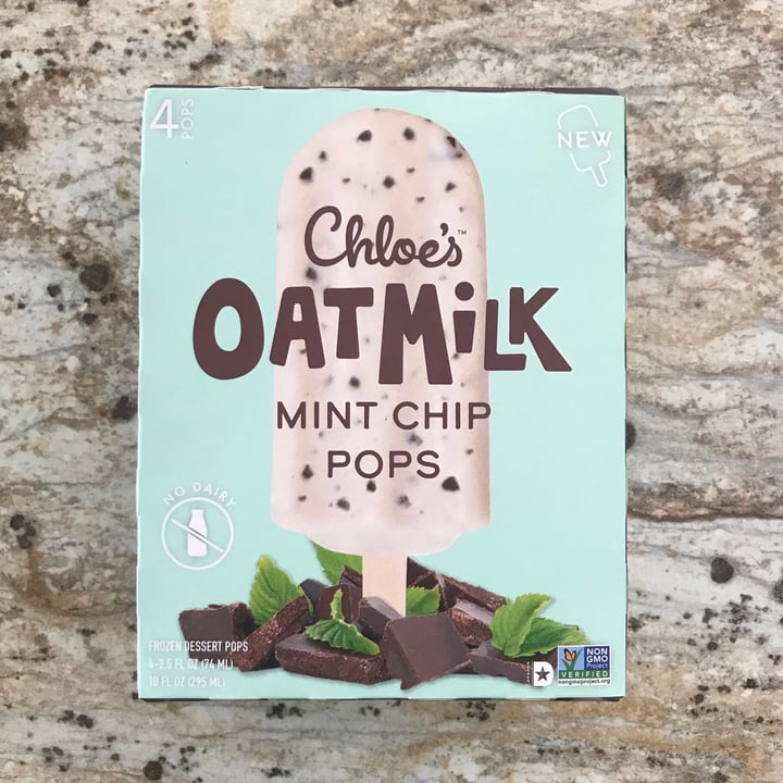 photo of Chloe’s Pops  Oat Milk Mint Chip Pops shared by @dianna on  12 Aug 2020 - review