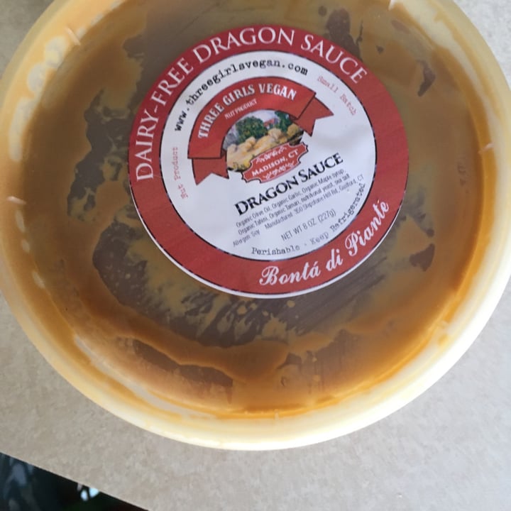 review photo of Three girls vegan creamery Dragon Sauce shared by @jqared on 25 Jan 2021 - review